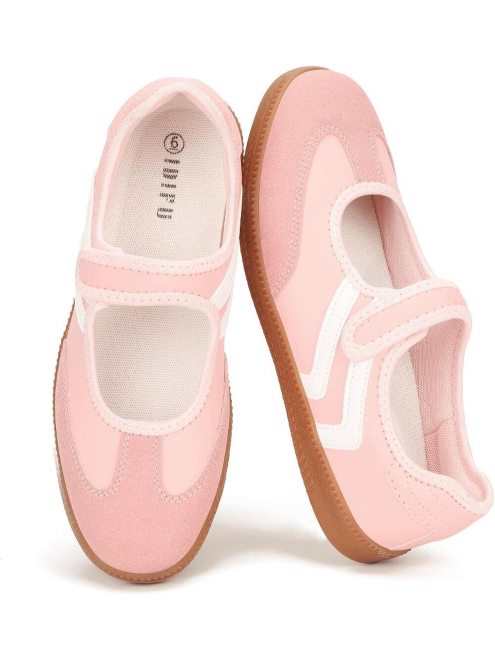 Women's Pink Retro Comfortable Non-Slip Casual Tennis Walking Fashion Sneakers